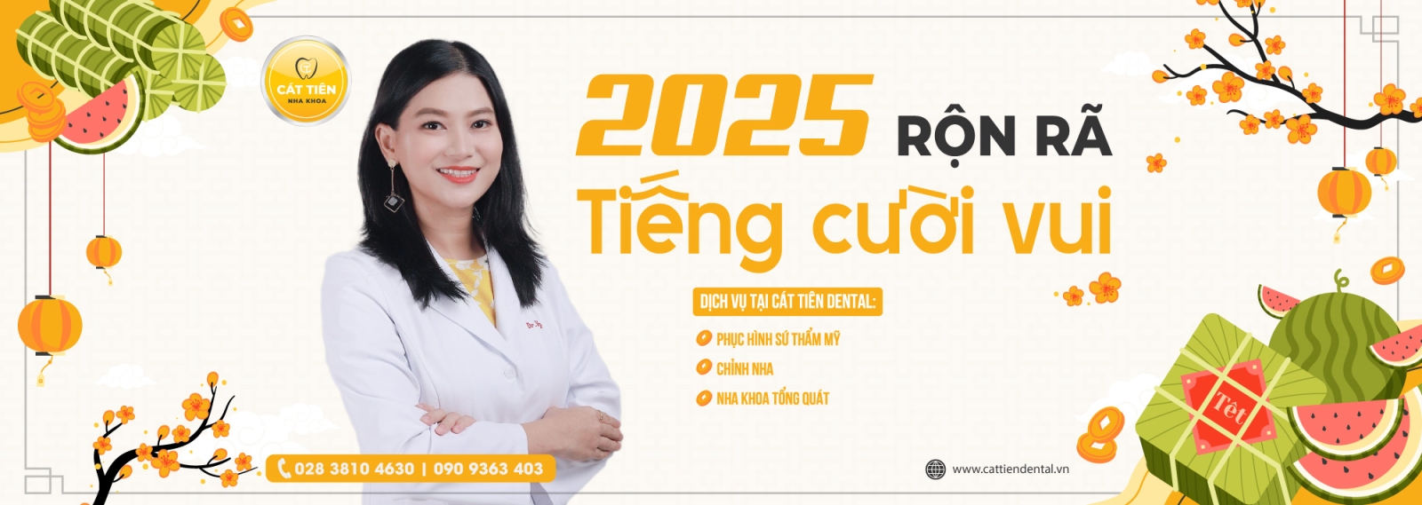 CÁT TIÊN DENTAL LÌ XÌ CUỐI NĂM CHO TẾT CƯỜI TỎA NẮNG